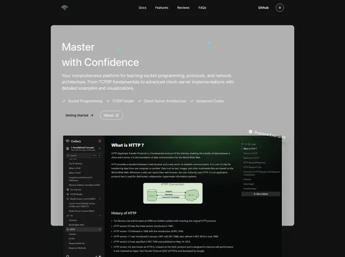 screenshot of Cndocs