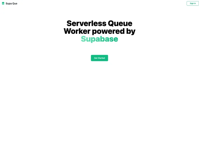 screenshot of Supaque