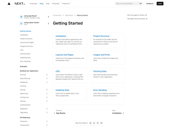 screenshot of Next Ts Template