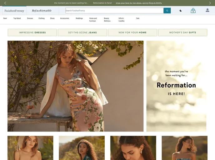 screenshot of FaishonFrenzy