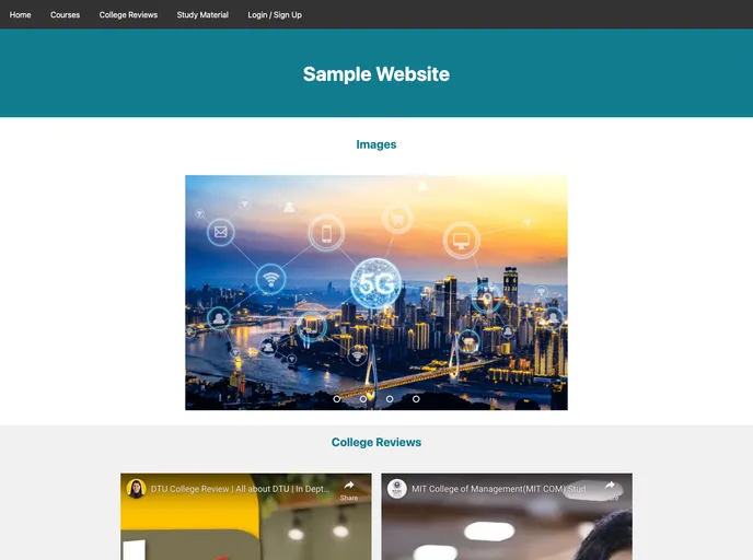 screenshot of Hacktoberfest Web