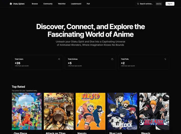 screenshot of Otaku Sphere