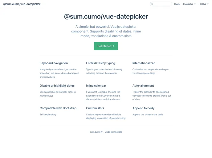 Vue Datepicker