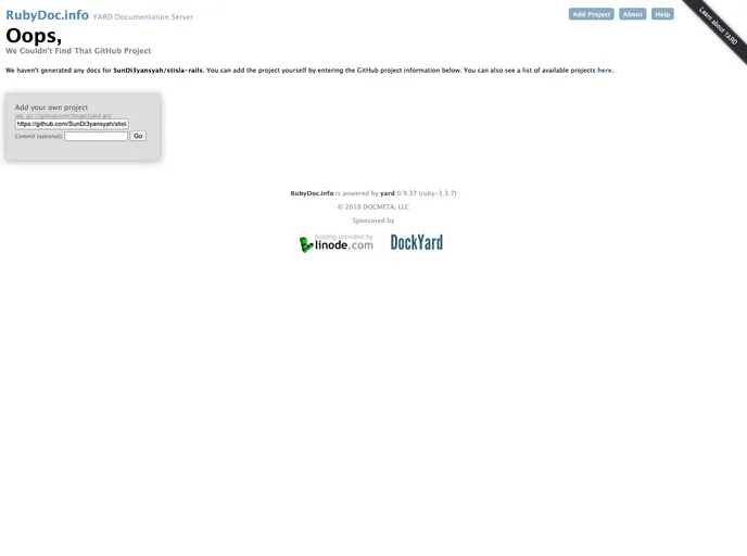 screenshot of Stisla Rails