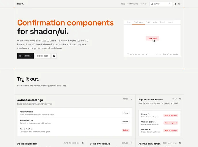 SureUI screenshot