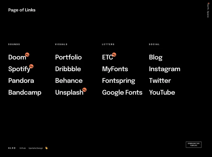 screenshot of Pageoflinks