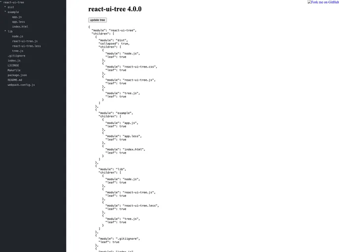React UI Tree