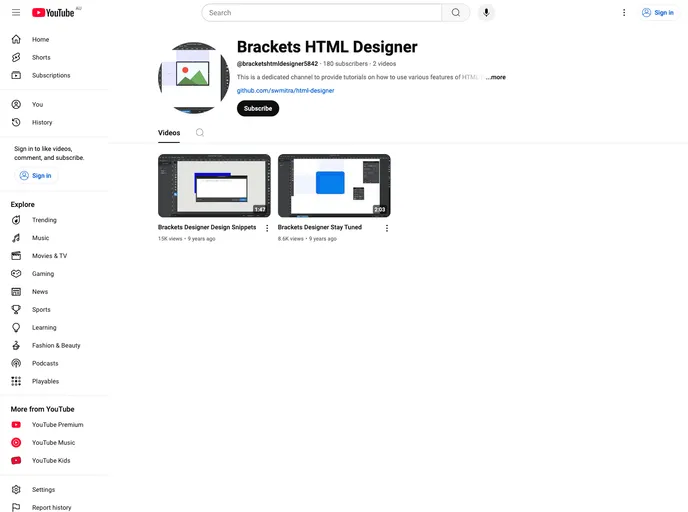 screenshot of Html Designer