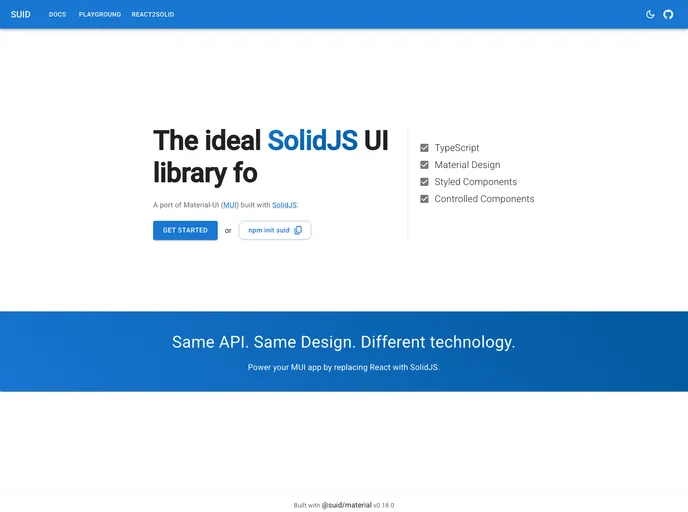 screenshot of Suid