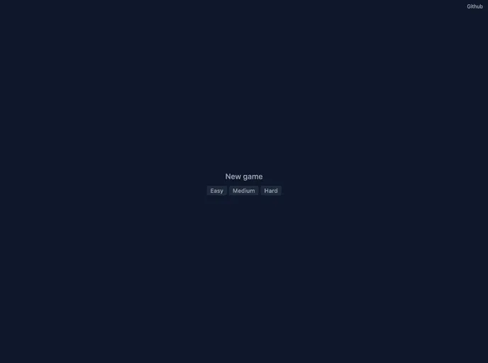 screenshot of Sudoku