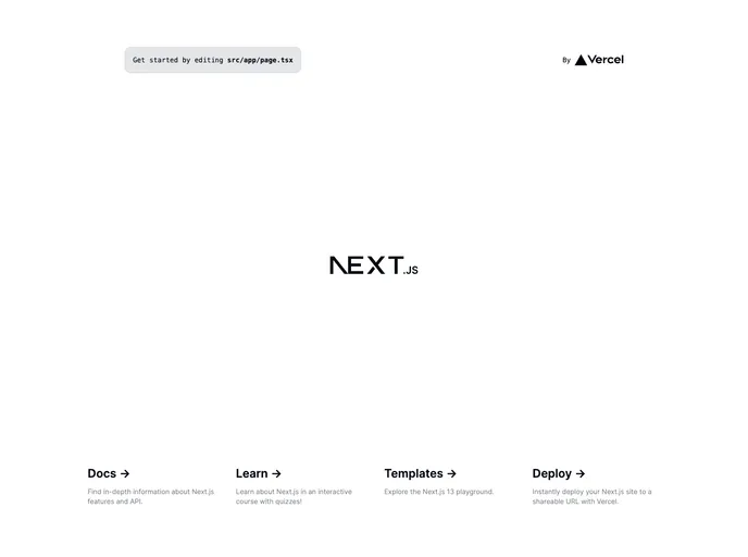 screenshot of Next Kickstart