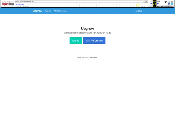 screenshot of Upgrow