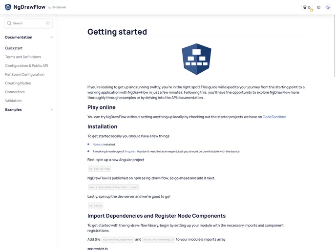 screenshot of Ng Draw Flow