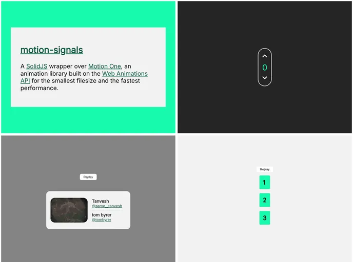 screenshot of Motion Signals