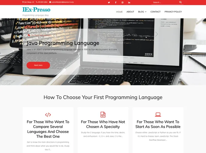 screenshot of Express.io