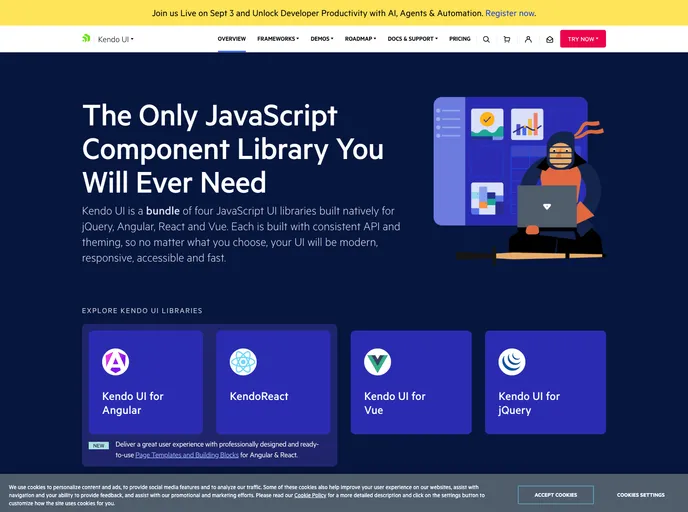 screenshot of Kendo Theme Default