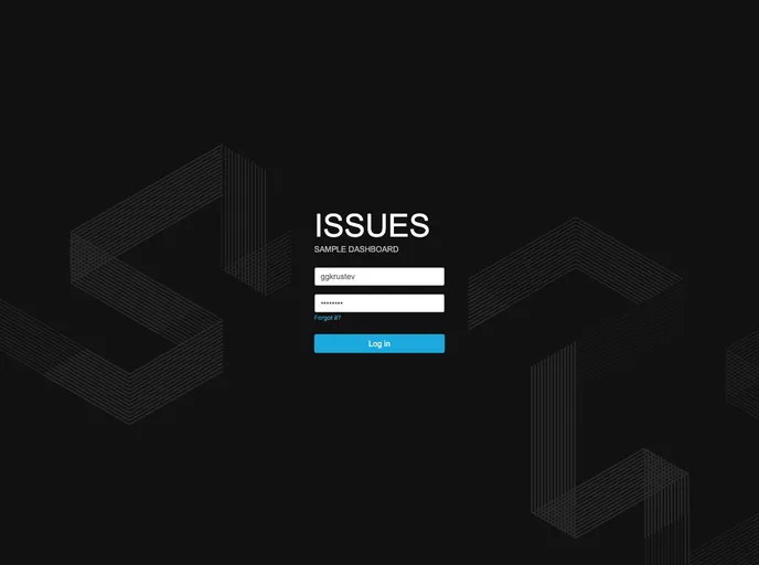 screenshot of Ng2 Dashboard