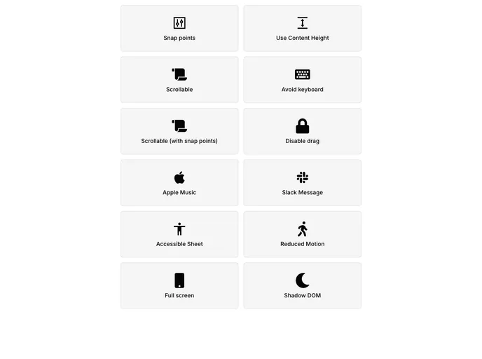 React Modal Sheet
