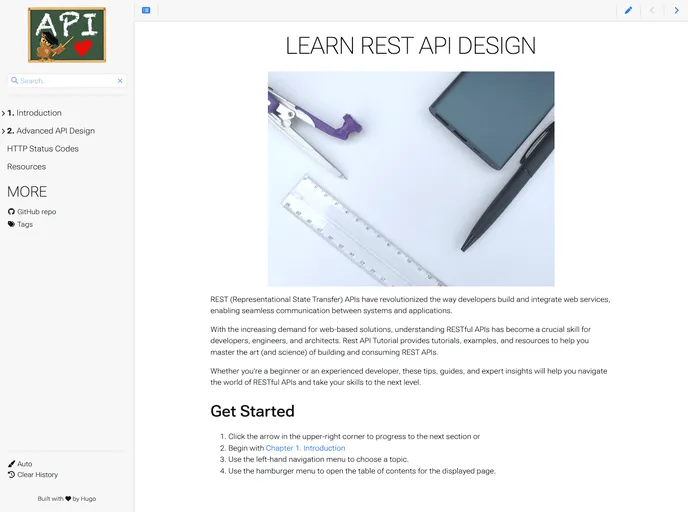 screenshot of RestApiTutorial.com