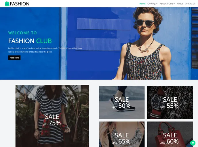 screenshot of Fashion Club