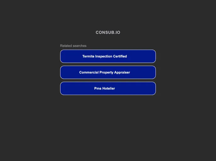 screenshot of Consub