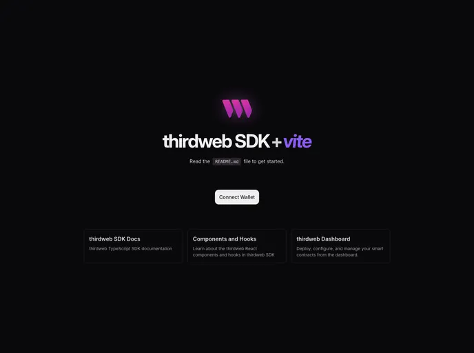 screenshot of Vite Starter