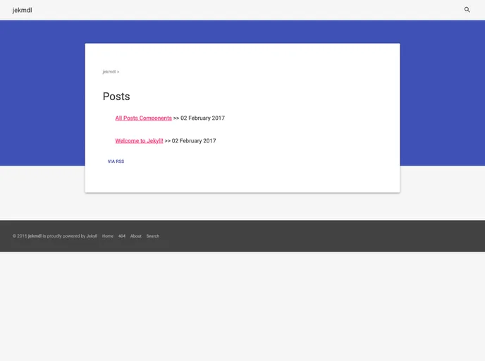 screenshot of Jekmdl