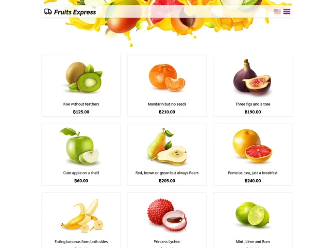 screenshot of Fruits Express