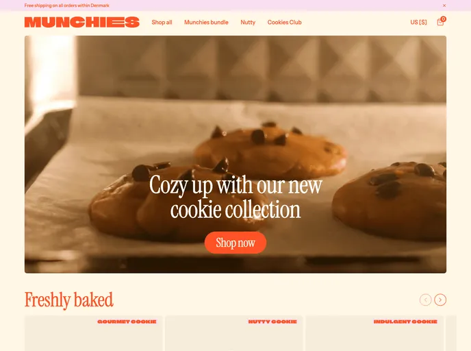screenshot of Medusa Dtc Starter Munchies