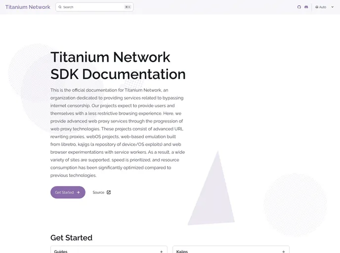 screenshot of Oxide Docs