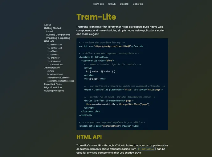 screenshot of Tram Lite