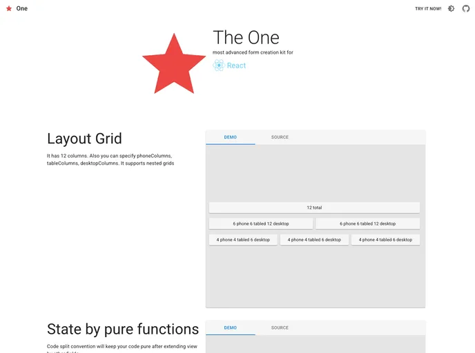 screenshot of Material UI Umd
