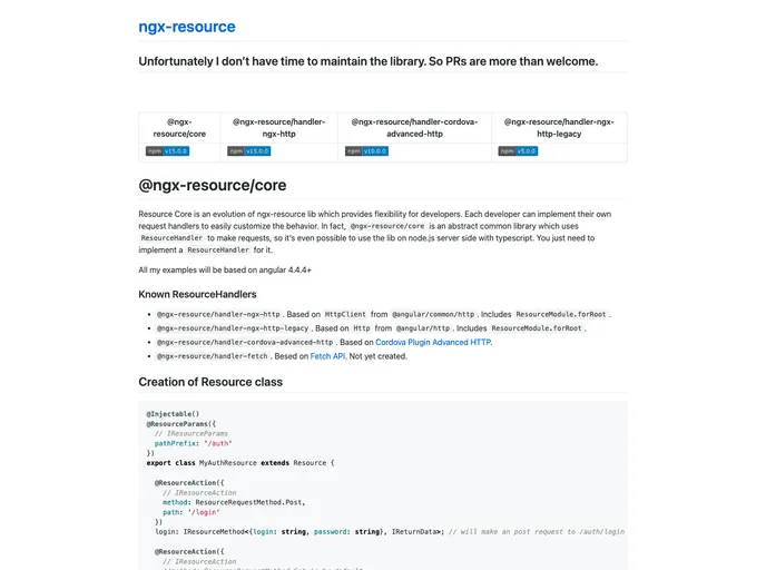 screenshot of Ngx Resource
