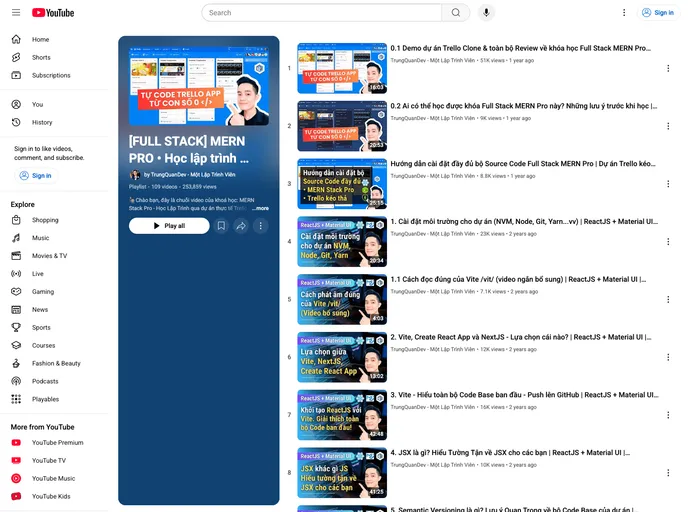 screenshot of Vite Trello Web Base Project