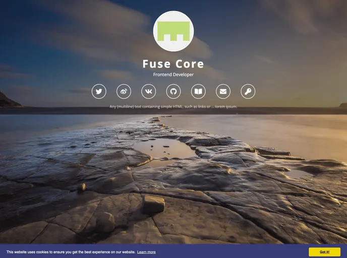 screenshot of Fuse Core