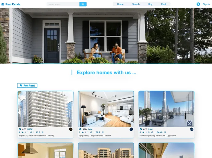 screenshot of Real_estate
