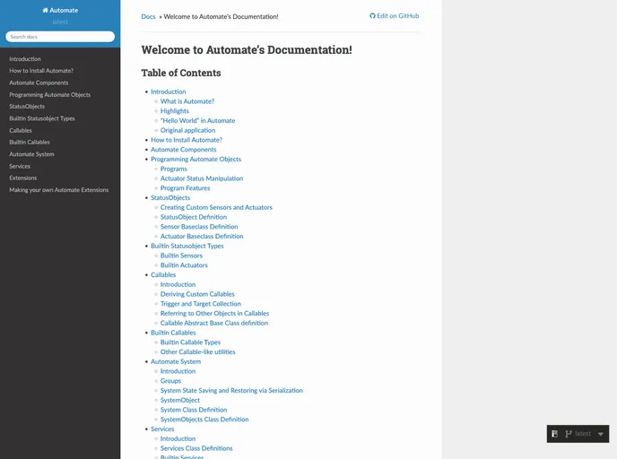 screenshot of Automate