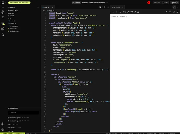 Use Tweaks