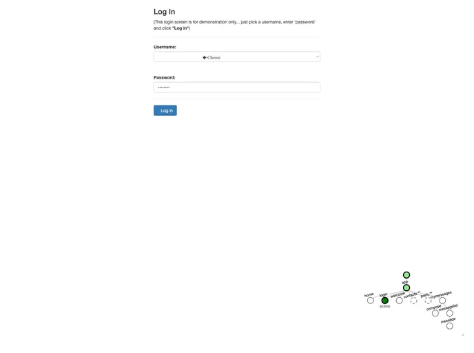 screenshot of Sample App Angularjs