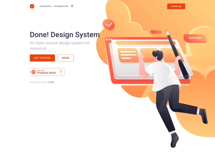 screenshot of Done Design System