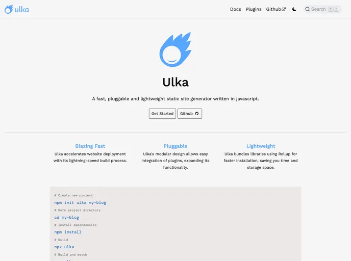 screenshot of Ulka