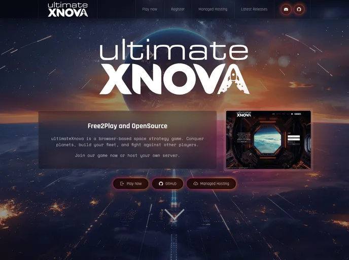 screenshot of UltimateXnova