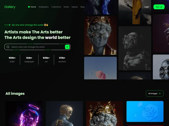 screenshot of Gallery Media