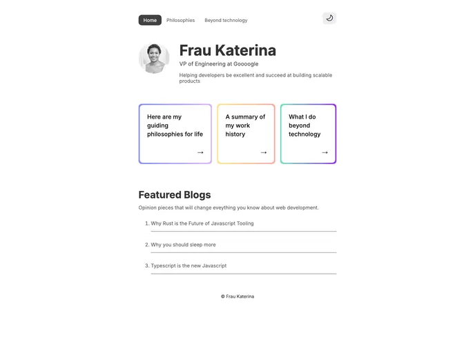 screenshot of Astro Beginner Project
