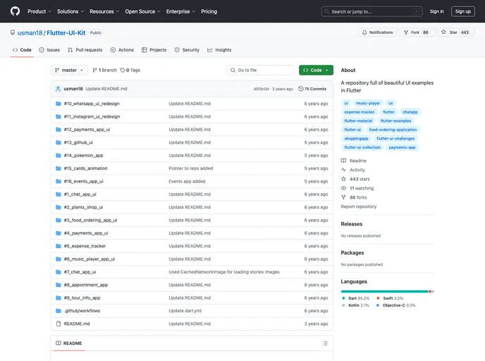 screenshot of ChatAppUI
