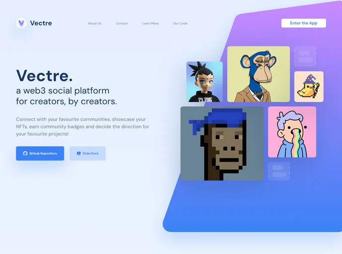 screenshot of Vectre