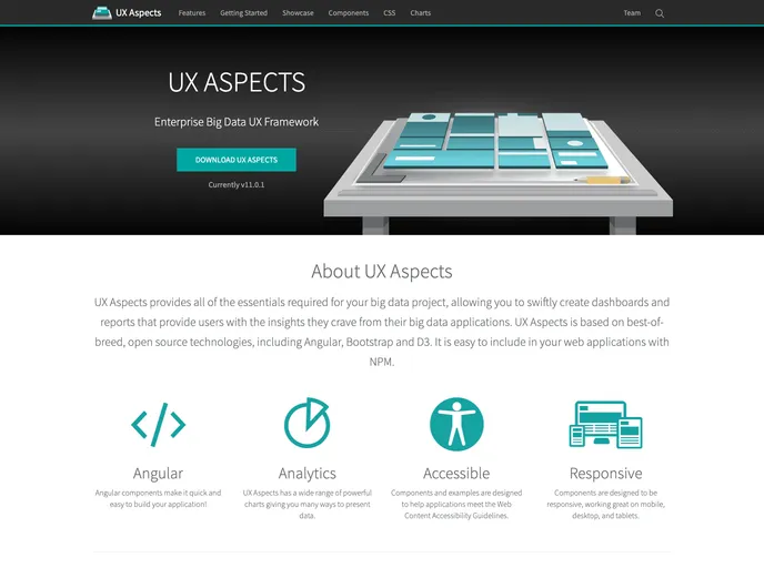 screenshot of UXAspects