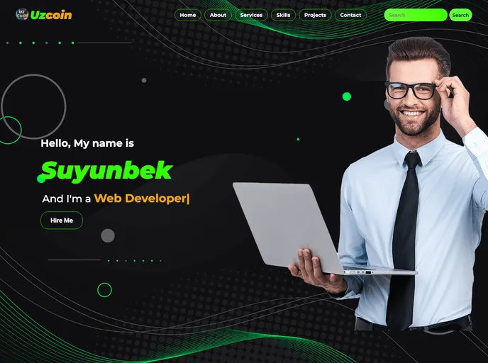 screenshot of Portfolio 1