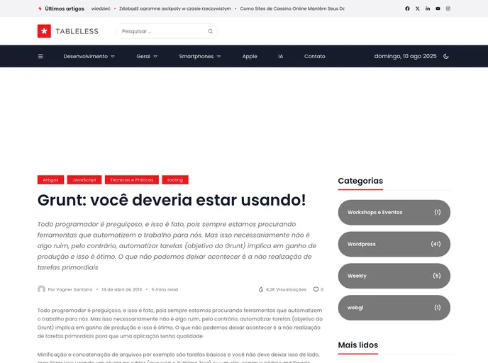 screenshot of Grunt Boilerplate