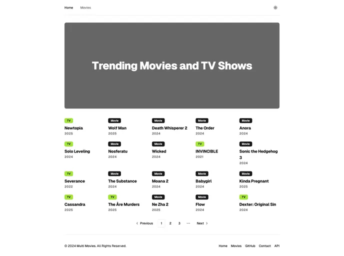 screenshot of Multi Movies